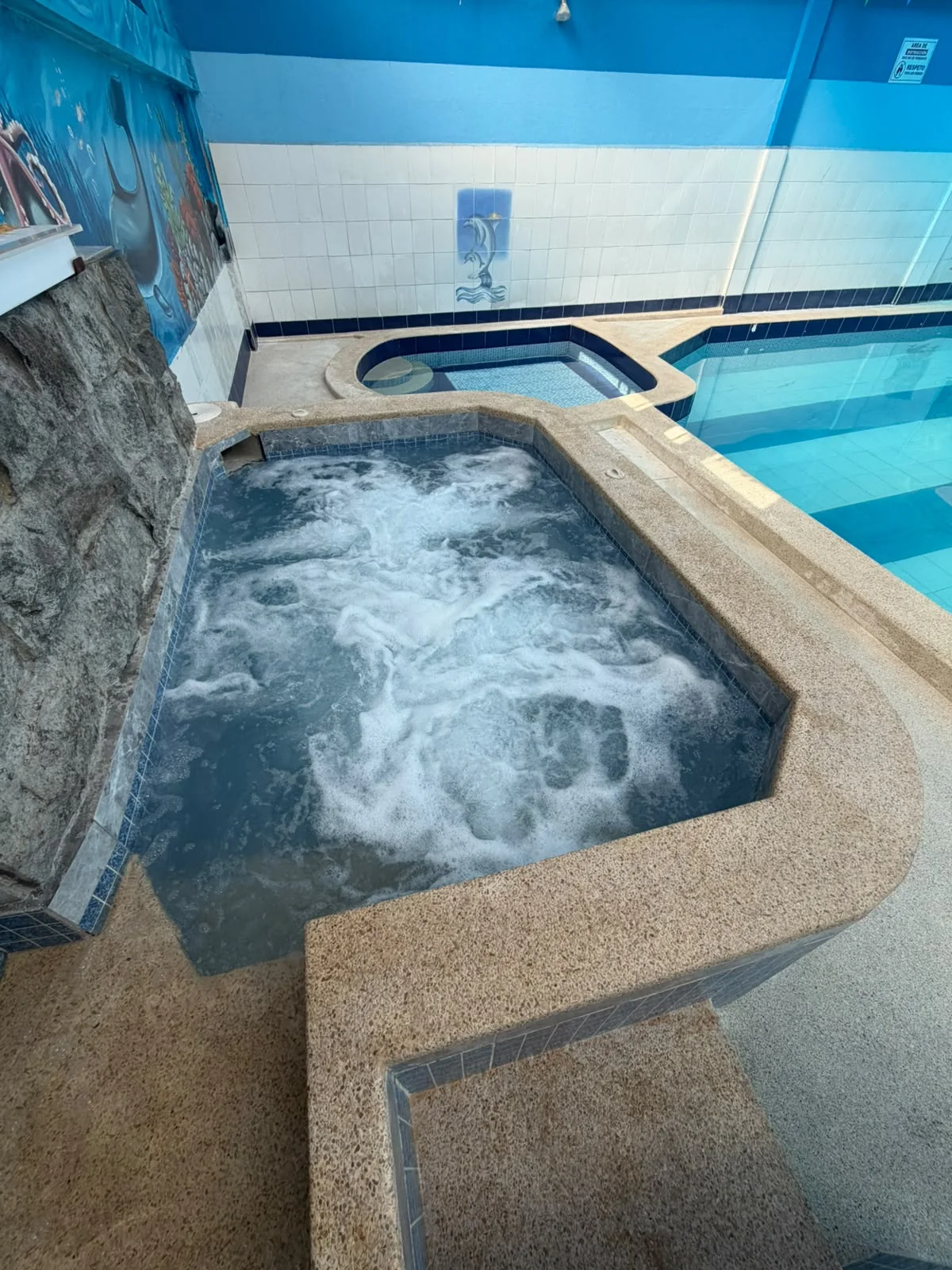 Zona de hidromasaje en Rey de Francia - Piscina y Hostal